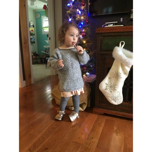 Handmade Open Knit Crochet Sweater 3-4 - Picture 8 of 9